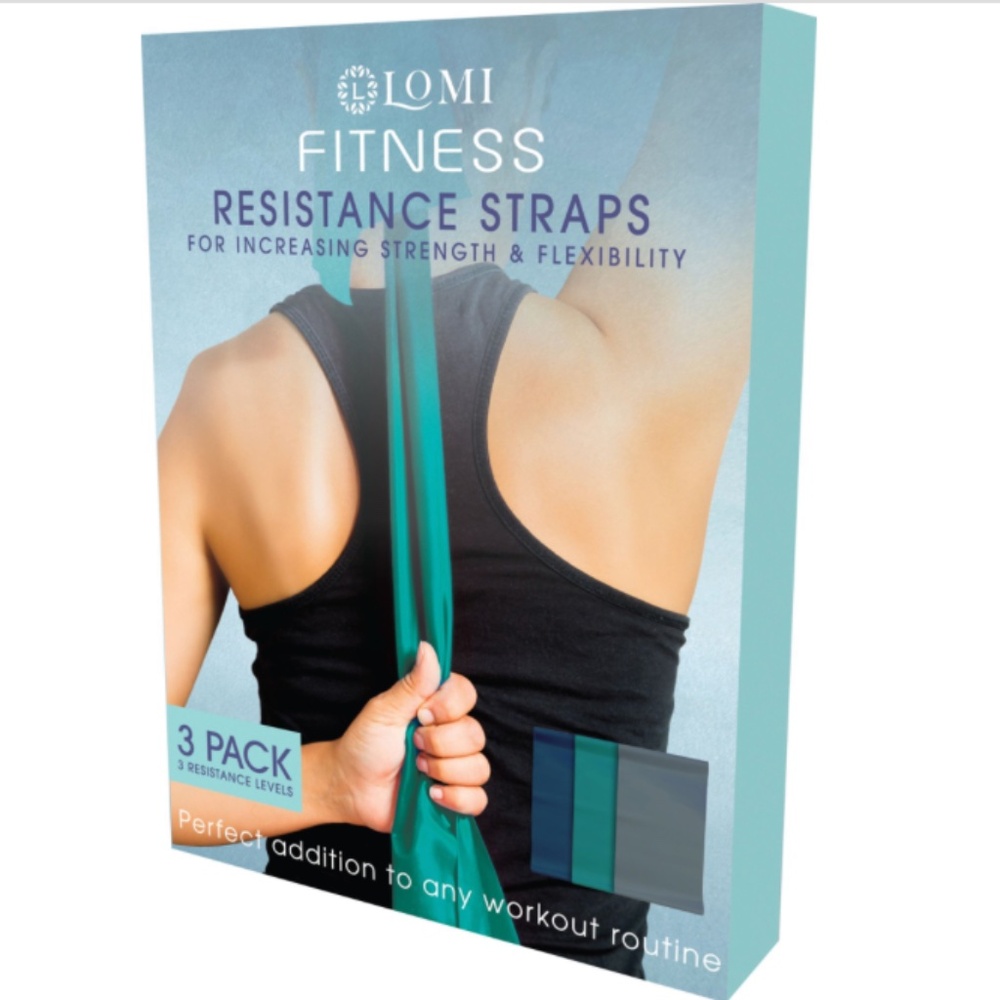 Lomi Fitness Resistance Straps for Increasing Strength and Flexibility - Picture 1 of 1
